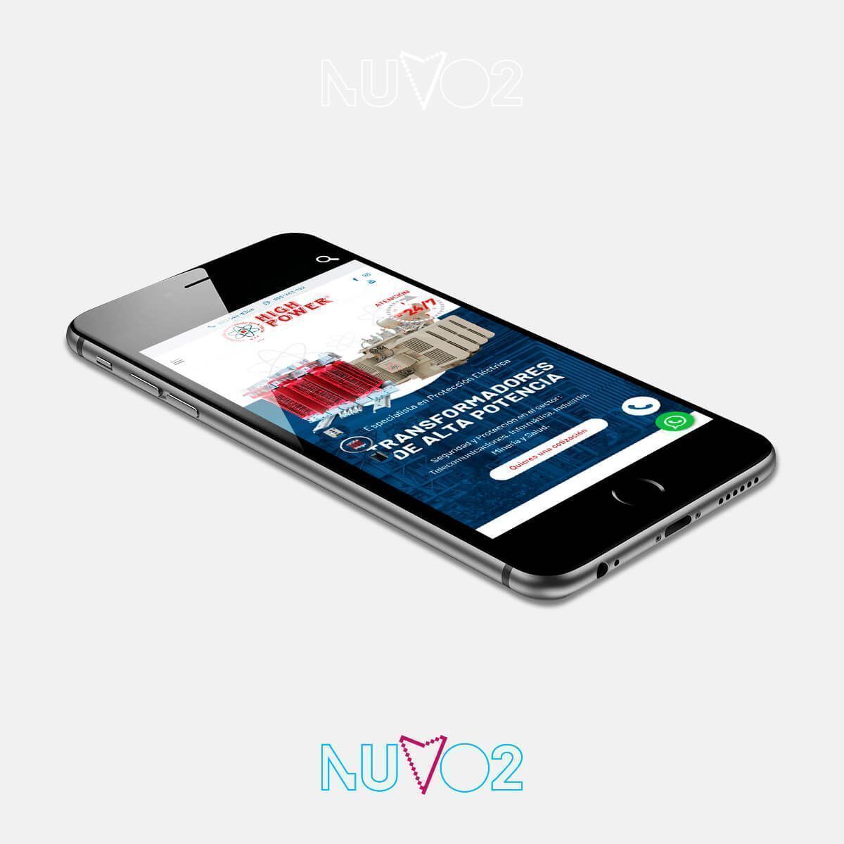 Nuvo Páginas Web Móvil